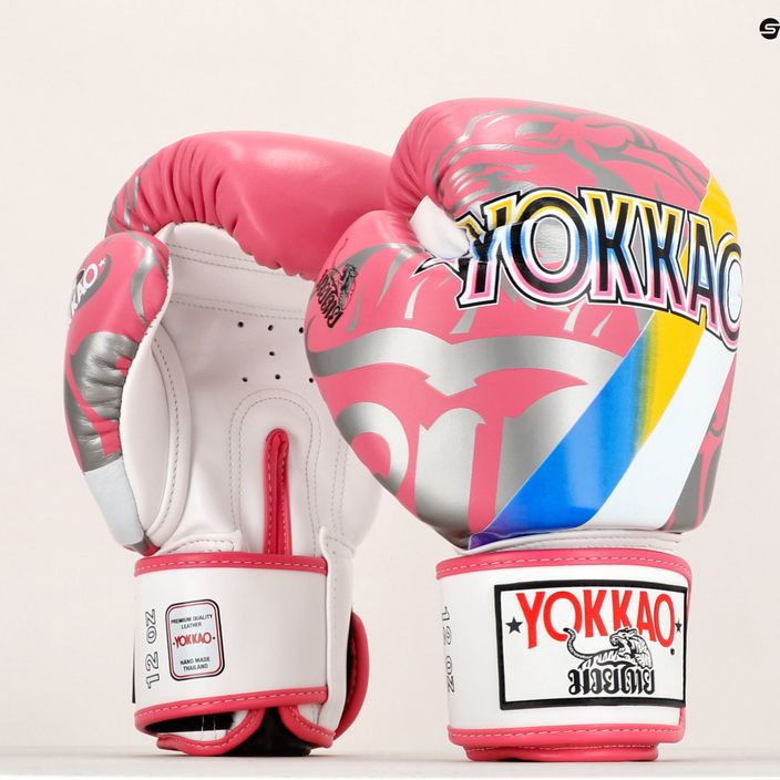 Rękawice bokserskie YOKKAO 90'S pink 7