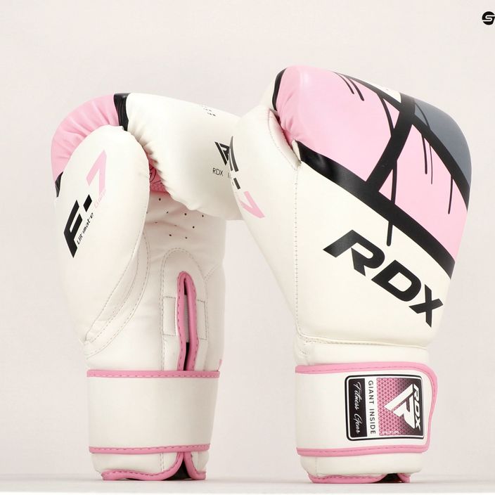 Rękawice bokserskie damskie RDX BGR-F7 pink 13