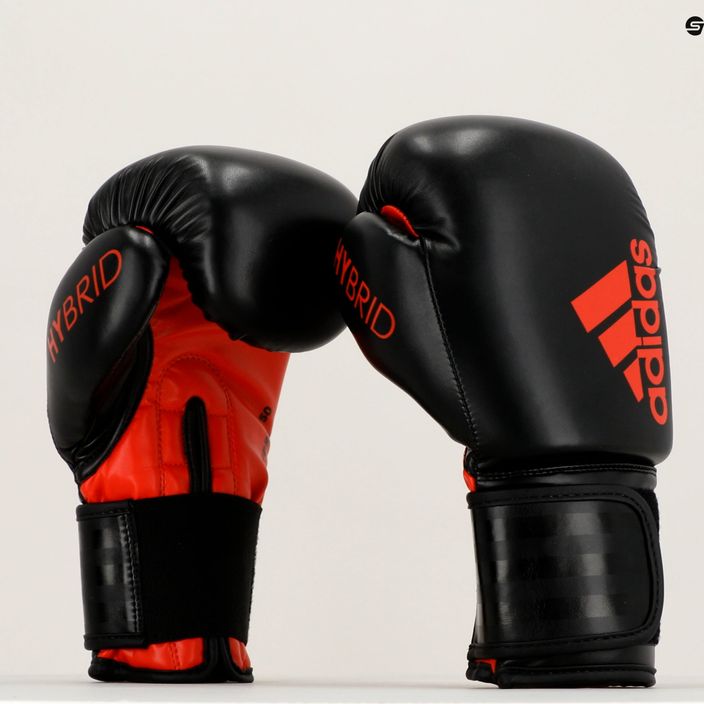 Rękawice bokserskie adidas Hybrid 50 czarne ADIH50 13