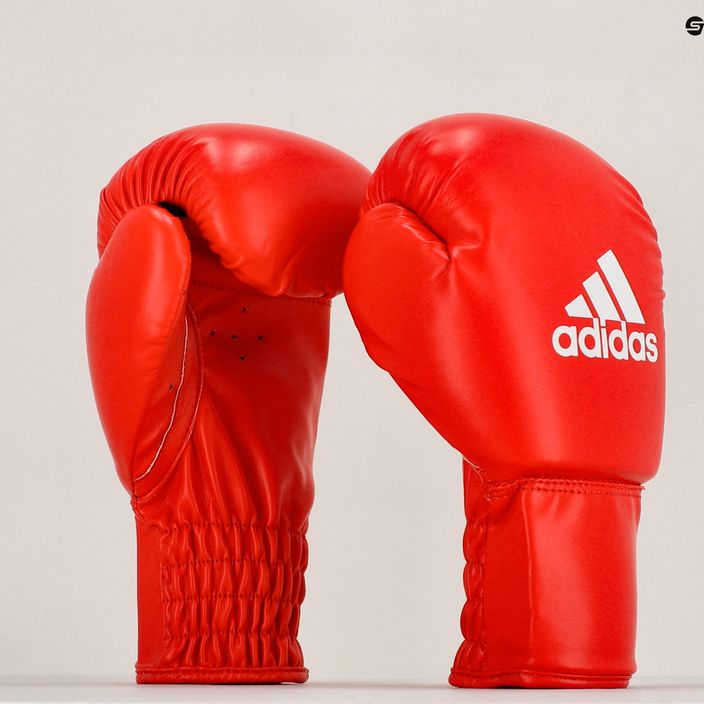 Rękawice bokserskie dziecięce adidas Rookie czerwone ADIBK01 7