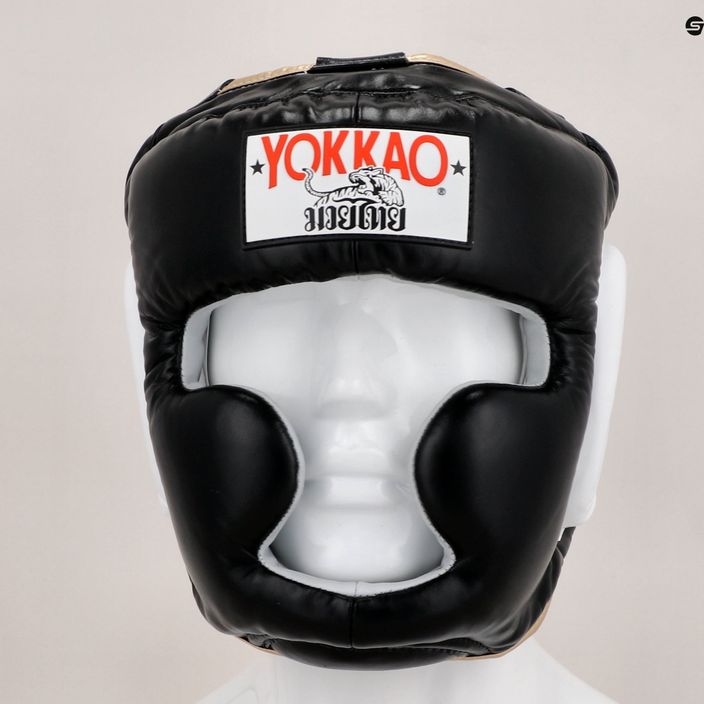 Kask do sportów walki YOKKAO Training Headguard black 11