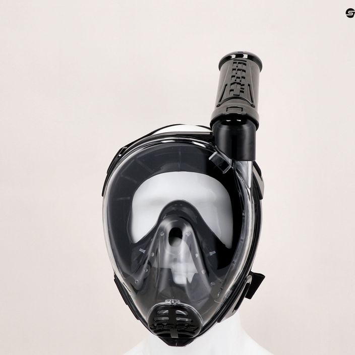 Maska pełnotwarzowa do snorkelingu Cressi Baron Full Face black/black 4