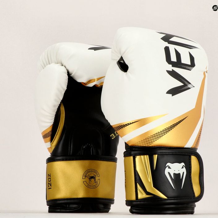 Rękawice bokserskie Venum Challenger 3.0 biało-złote 03525-520 13