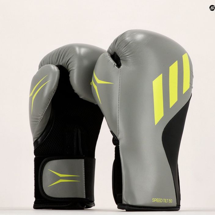 Rękawice bokserskie adidas Speed Tilt 150 szare SPD150TG 7