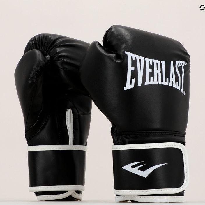 Rękawice bokserskie Everlast Core 2 czarne EV2100 7