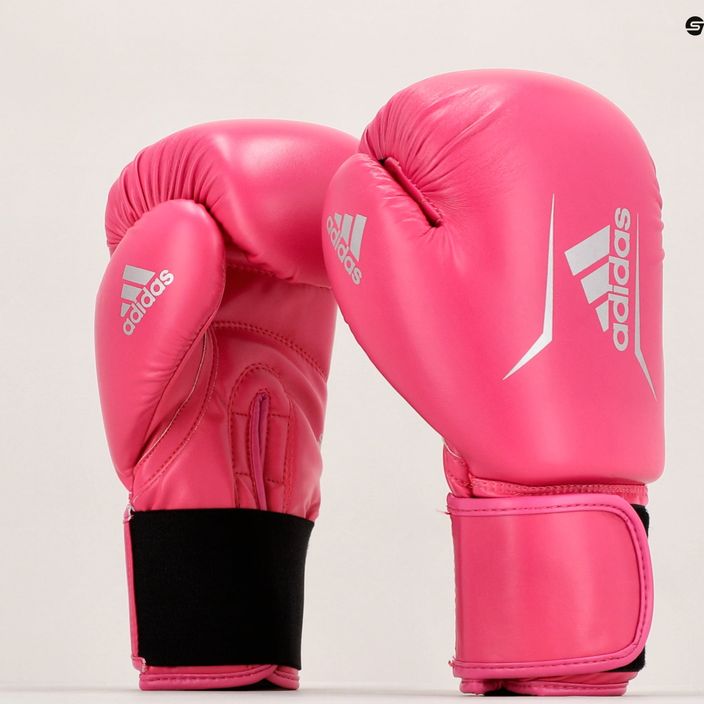 Rękawice bokserskie adidas Speed 50 różowe ADISBG50 7