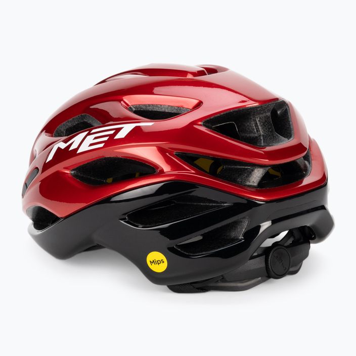 Kask rowerowy MET Estro Mips red/black metallic glossy 4