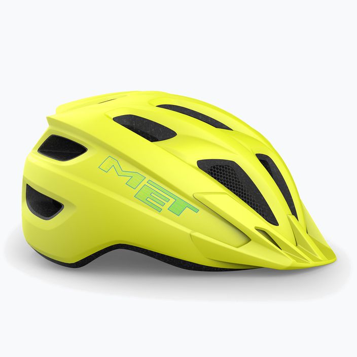 Kask rowerowy dziecięcy MET Crackerjack żółty 3HM147CE00UNGI1 8