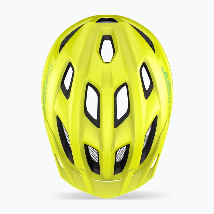 Kask rowerowy dziecięcy MET Crackerjack żółty 3HM147CE00UNGI1 9