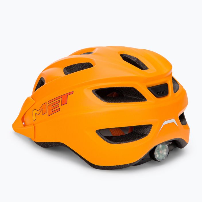 Kask rowerowy dziecięcy MET Crackerjack pomarańczowy 3HM147CE00UNAR1 4