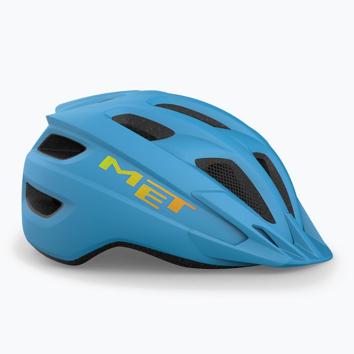 Kask rowerowy MET dziecięcy Crackerjack niebiesko-żółty 3HM147CE00UNCI1 8