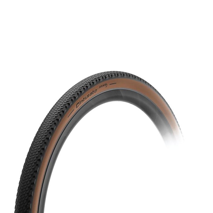 Opona rowerowa Pirelli Cinturato Gravel Hard TLR Classic 700 x 35C black/brown 2