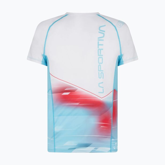 Koszulka do biegania damska La Sportiva Draft malibu blue/white 2