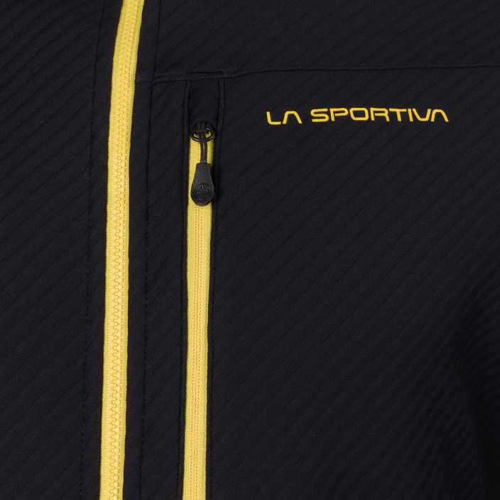 Bluza wspinaczkowa męska La Sportiva Mood Hoody black/yellow 3