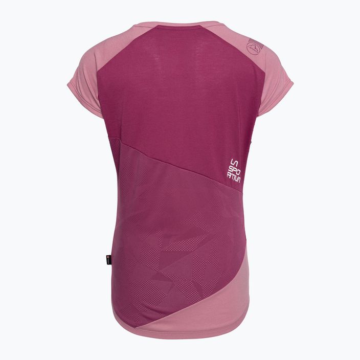 Koszulka wspinaczkowa damska La Sportiva Hold red plum blush 2