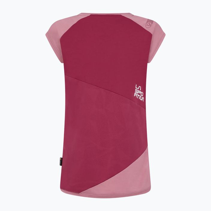 Koszulka wspinaczkowa damska La Sportiva Hold red plum blush 6