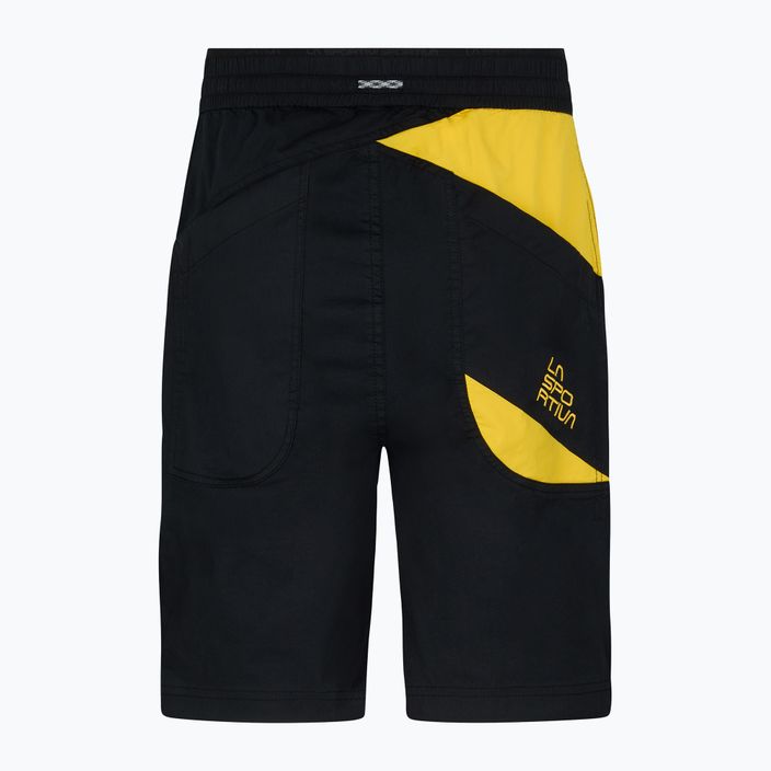 Spodenki wspinaczkowe męskie La Sportiva Bleauser black/yellow 2
