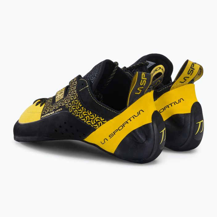 Buty wspinaczkowe męskie La Sportiva Katana Laces yellow/black 3