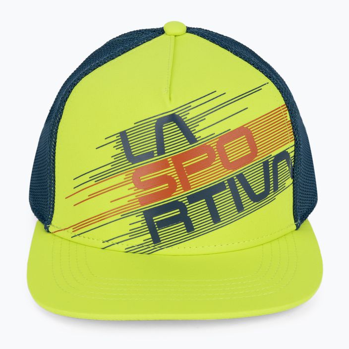 Czapka z daszkiem La Sportiva Trucker Hat Stripe Evo lime punch/storm blue 4