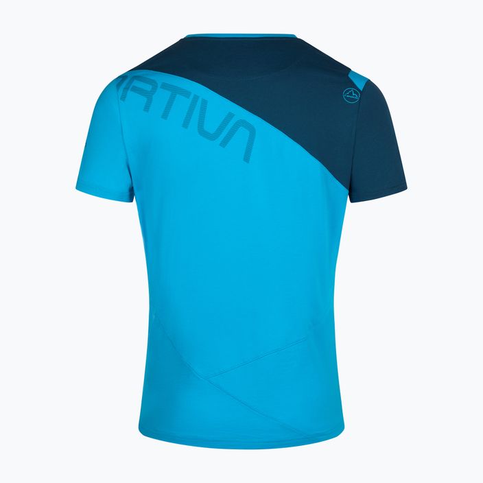 Koszulka wspinaczkowa męska La Sportiva Float maui/storm blue 5