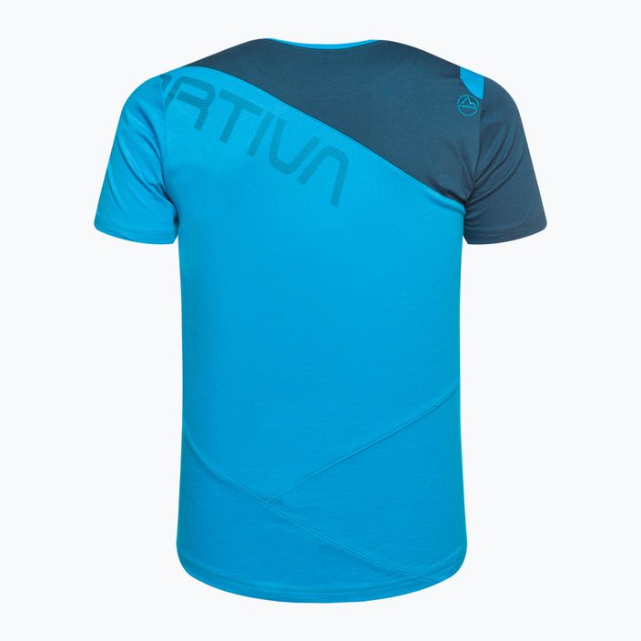 Koszulka wspinaczkowa męska La Sportiva Float maui/storm blue 2