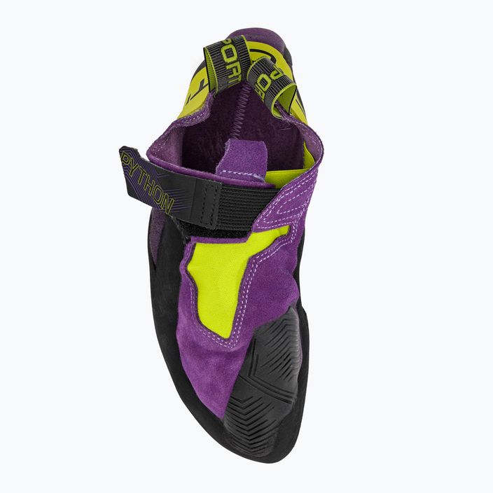 Buty wspinaczkowe męskie La Sportiva Python purple/lime punch 6