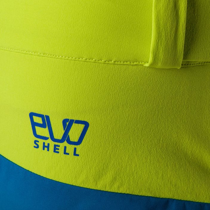 Spodnie z membraną męskie La Sportiva Crizzle EVO Shell sangria/electric blue 4