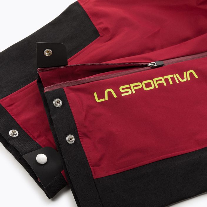 Spodnie z membraną męskie La Sportiva Crizzle EVO Shell sangria/electric blue 5