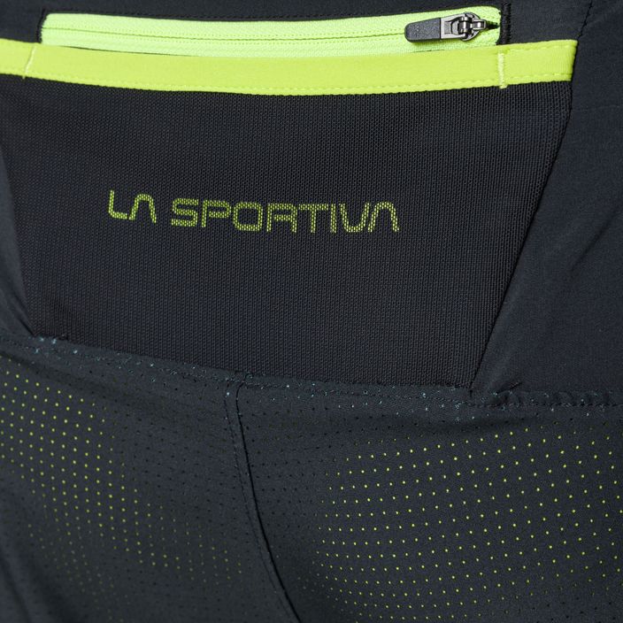 Spodenki do biegania męskie La Sportiva Trail Bite black/lime punch 4