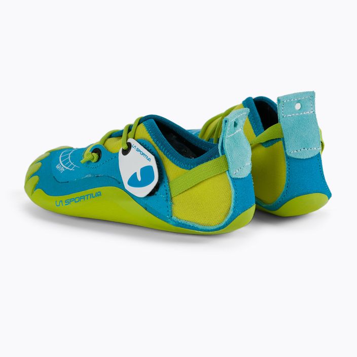 Buty wspinaczkowe dziecięce La Sportiva Gripit blue sulphur 3