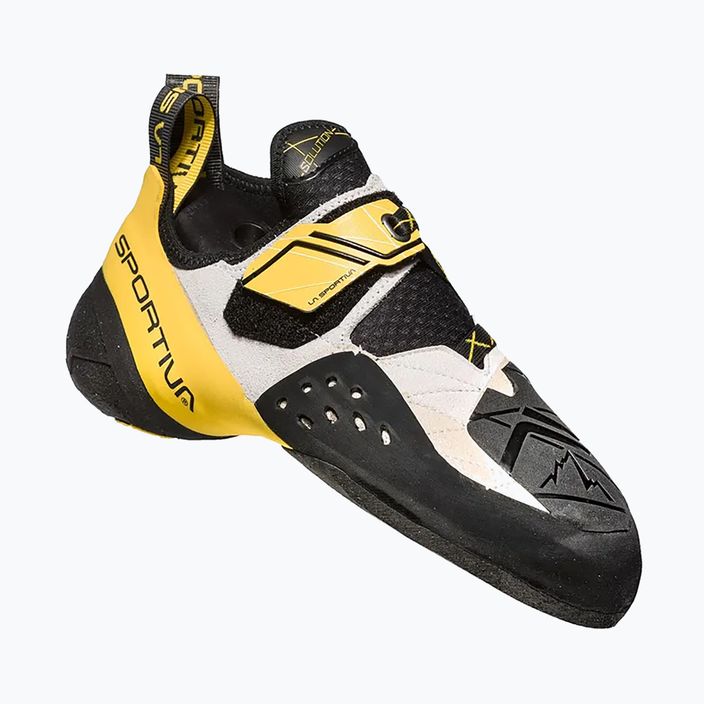 Buty wspinaczkowe męskie La Sportiva Solution white/yellow 12