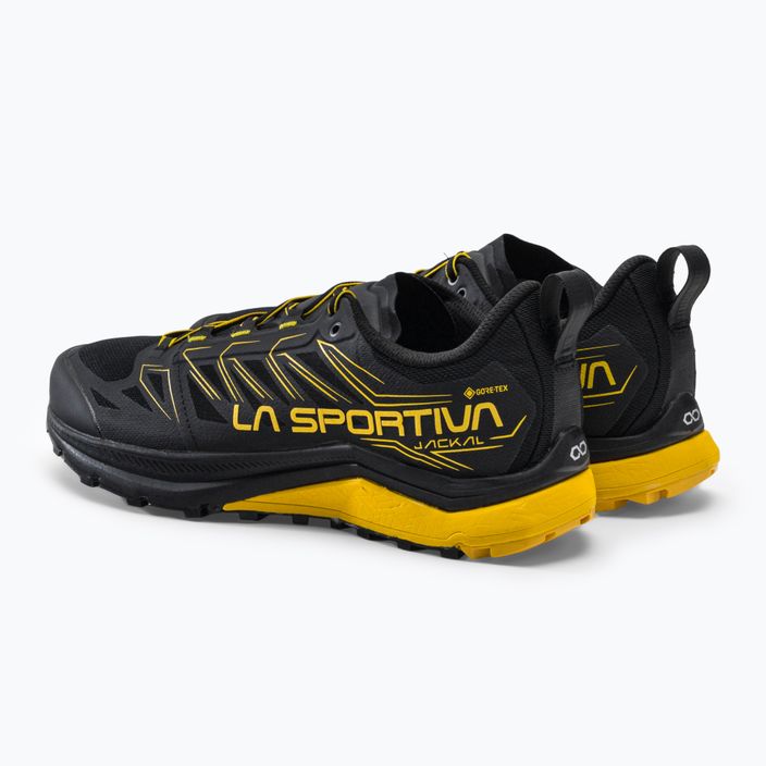 Buty do biegania męskie La Sportiva Jackal GTX black/yellow 3