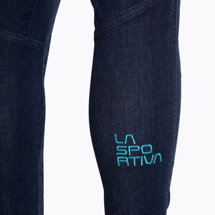Spodnie wspinaczkowe damskie La Sportiva Miracle Jeans jeans/topaz 4