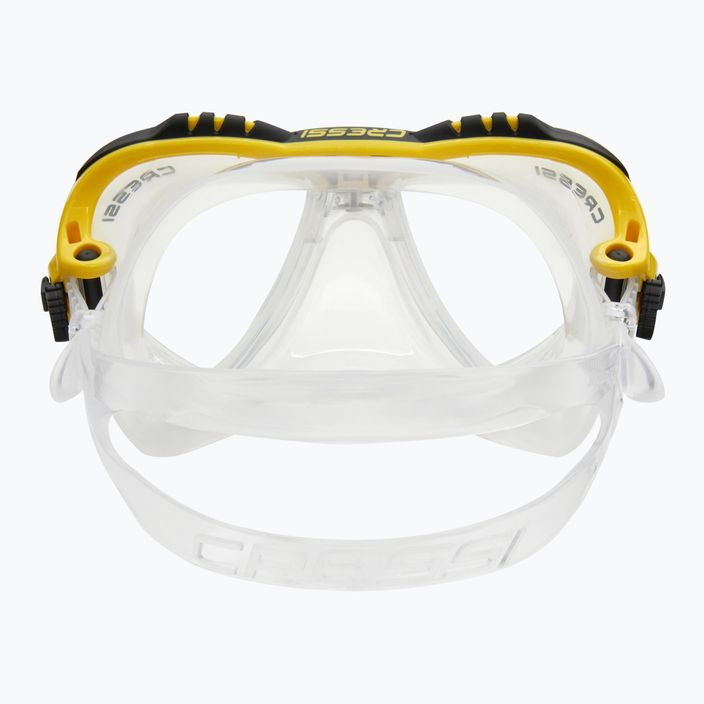 Maska do nurkowania Cressi Matrix clear/yellow 5