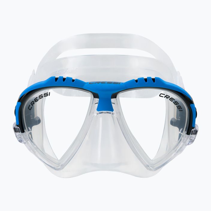 Maska do nurkowania Cressi Matrix niebiesko-bezbarwna DS301020 2