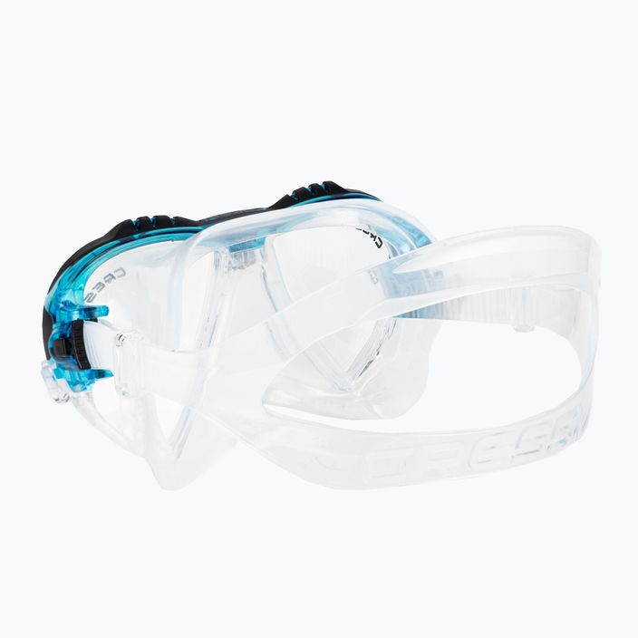 Maska do nurkowania Cressi Matrix clear/aquamarine 4