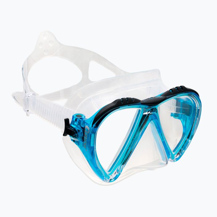 Maska do nurkowania Cressi Lince clear/aquamarine