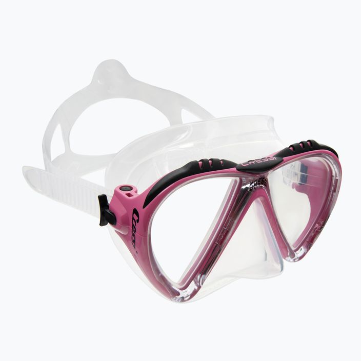 Maska do nurkowania Cressi Lince clear/pink