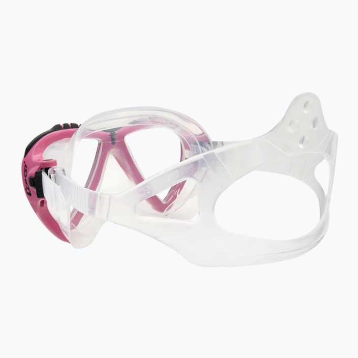 Maska do nurkowania Cressi Lince clear/pink 4