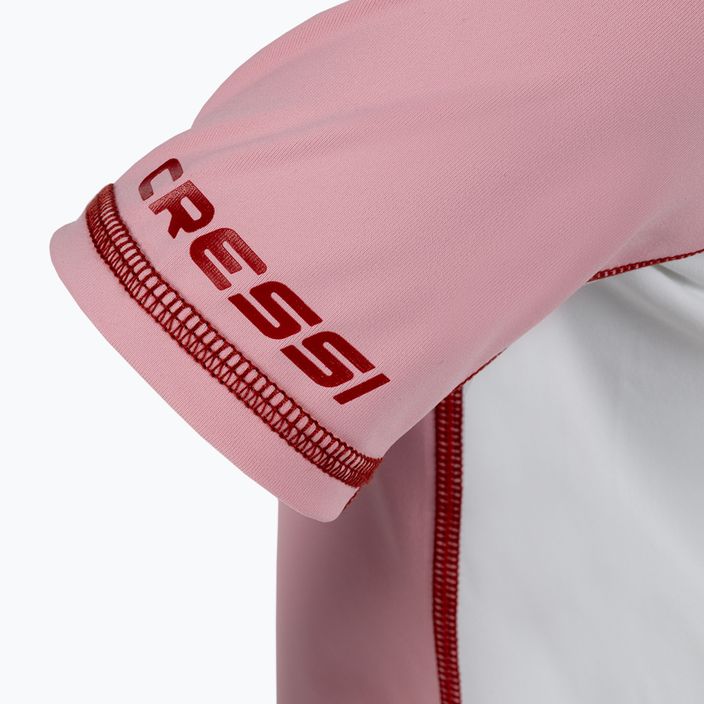 Koszulka do pływania dziecięca Cressi Rash Guard S/SL pink 5