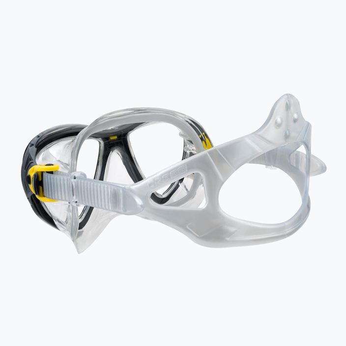 Maska do nurkowania Cressi Big Eyes Evolution szara DS340010 4