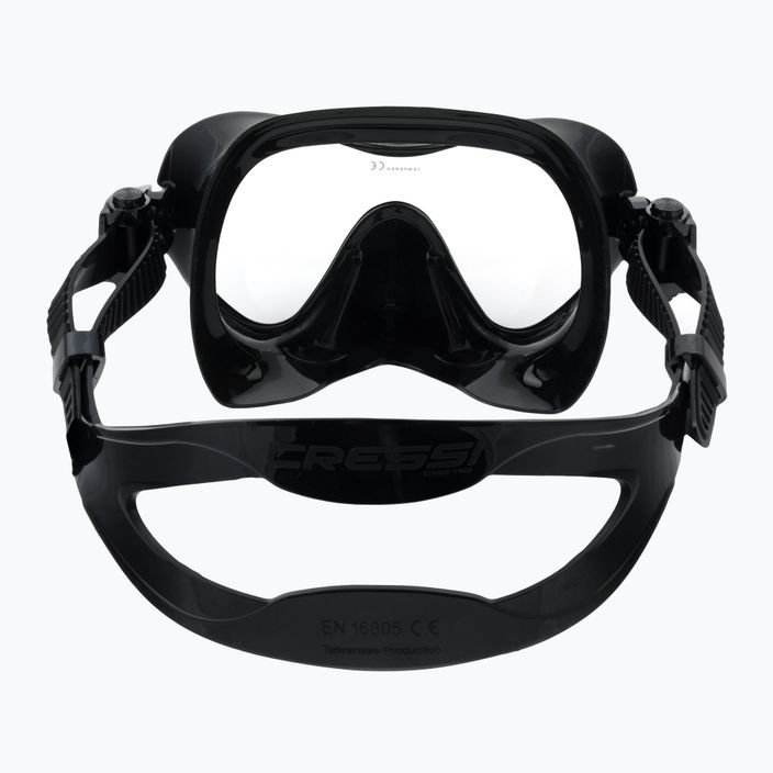 Maska do nurkowania Cressi F1 czarna ZDN282000 5