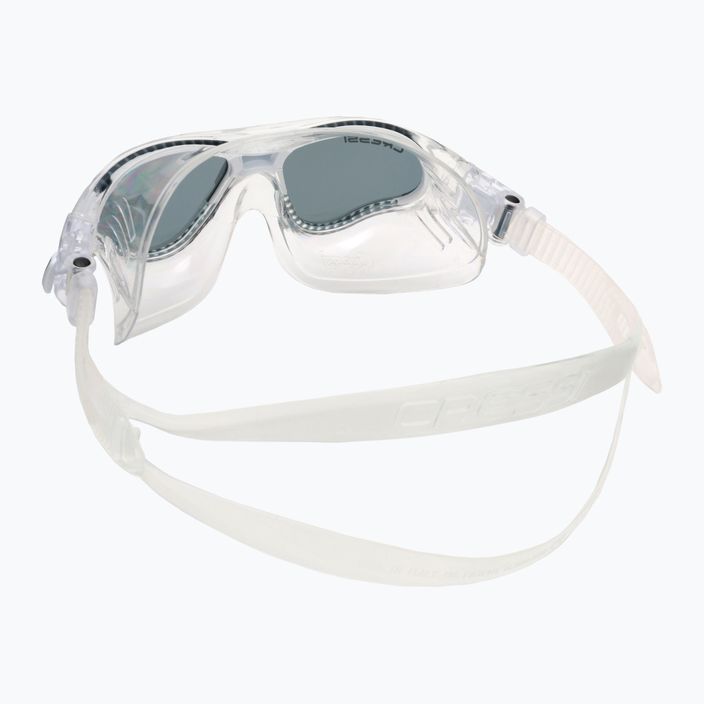 Maska do pływania Cressi Cobra clear/clear white smoked 4