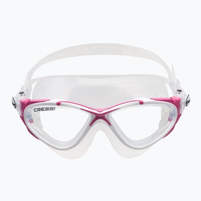 Maska do pływania Cressi Planet sil. clear/white/pink 2