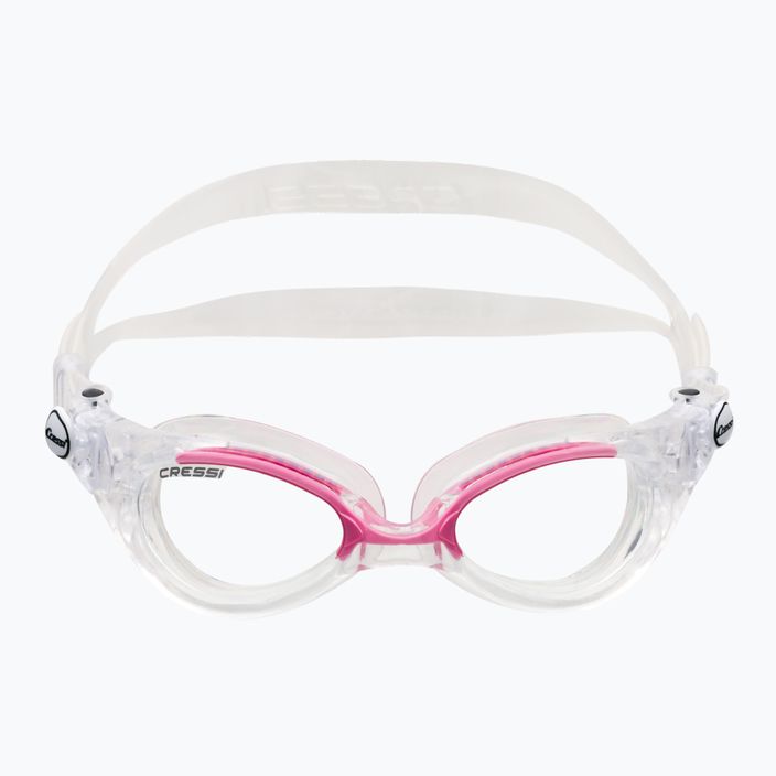 Okulary do pływania damskie Cressi Flash clear/clear pink 2