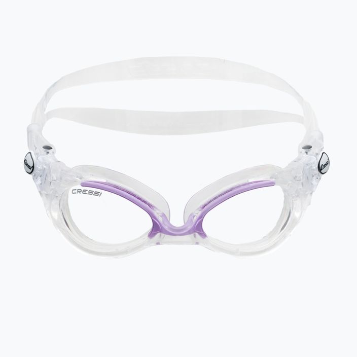 Okulary do pływania damskie Cressi Flash clear/clear lilac 2