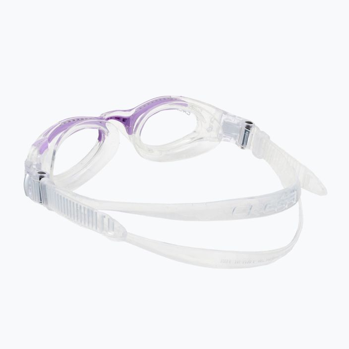 Okulary do pływania damskie Cressi Flash clear/clear lilac 4