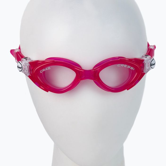 Okulary do pływania dziecięce Cressi Crab pink 2