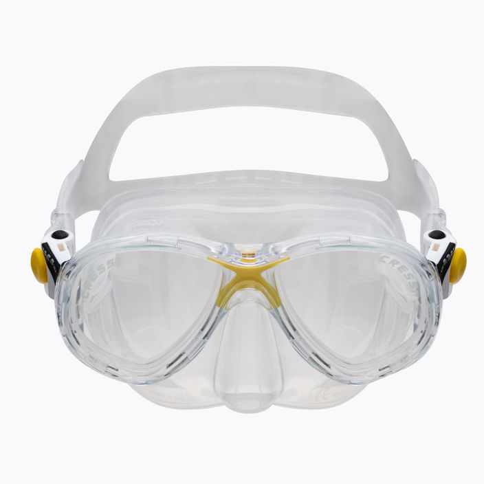 Zestaw do snorkelingu dziecięcy Cressi Marea + Top clear/yellow 2
