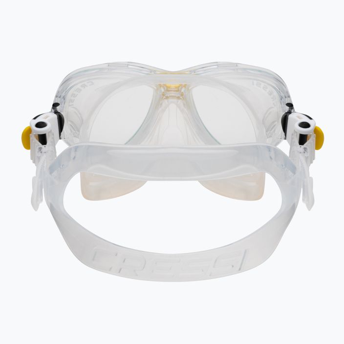 Zestaw do snorkelingu dziecięcy Cressi Marea + Top clear/yellow 5